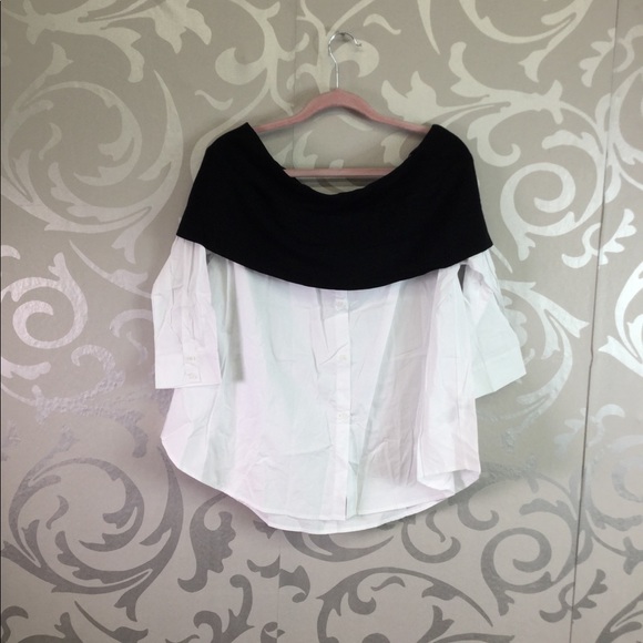 M-12 black off shoulder top - Picture 4 of 4